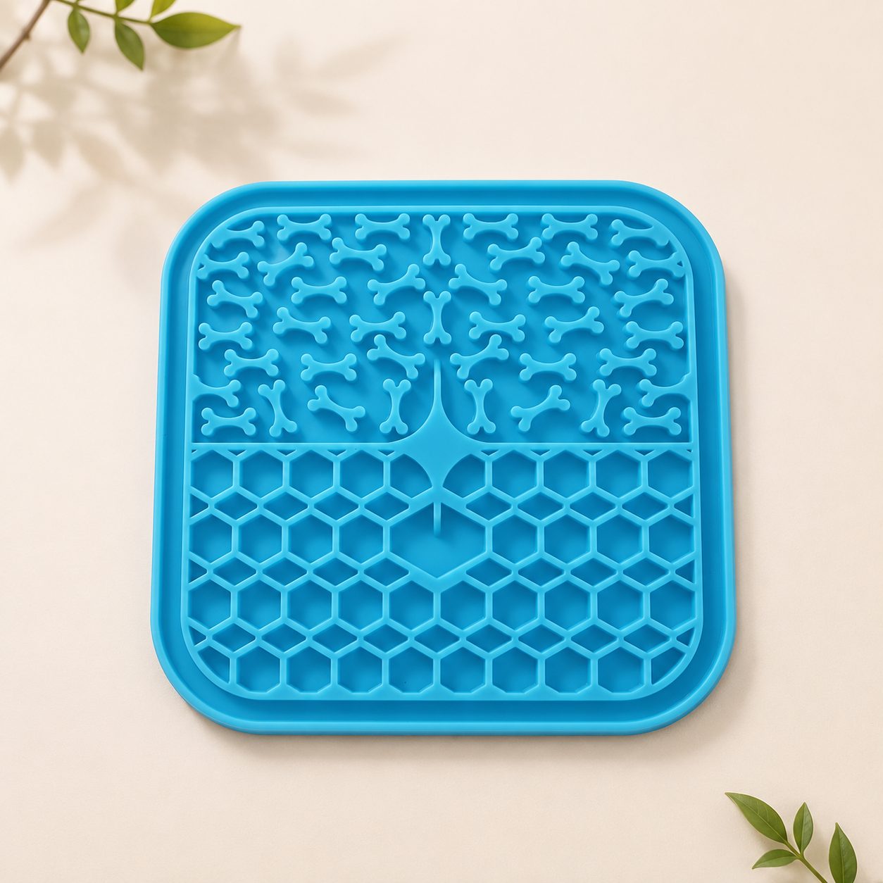 Tapete Lick Mat Premium para Cães e Gatos | Comedouro Lento em Silicone Antiansiedade