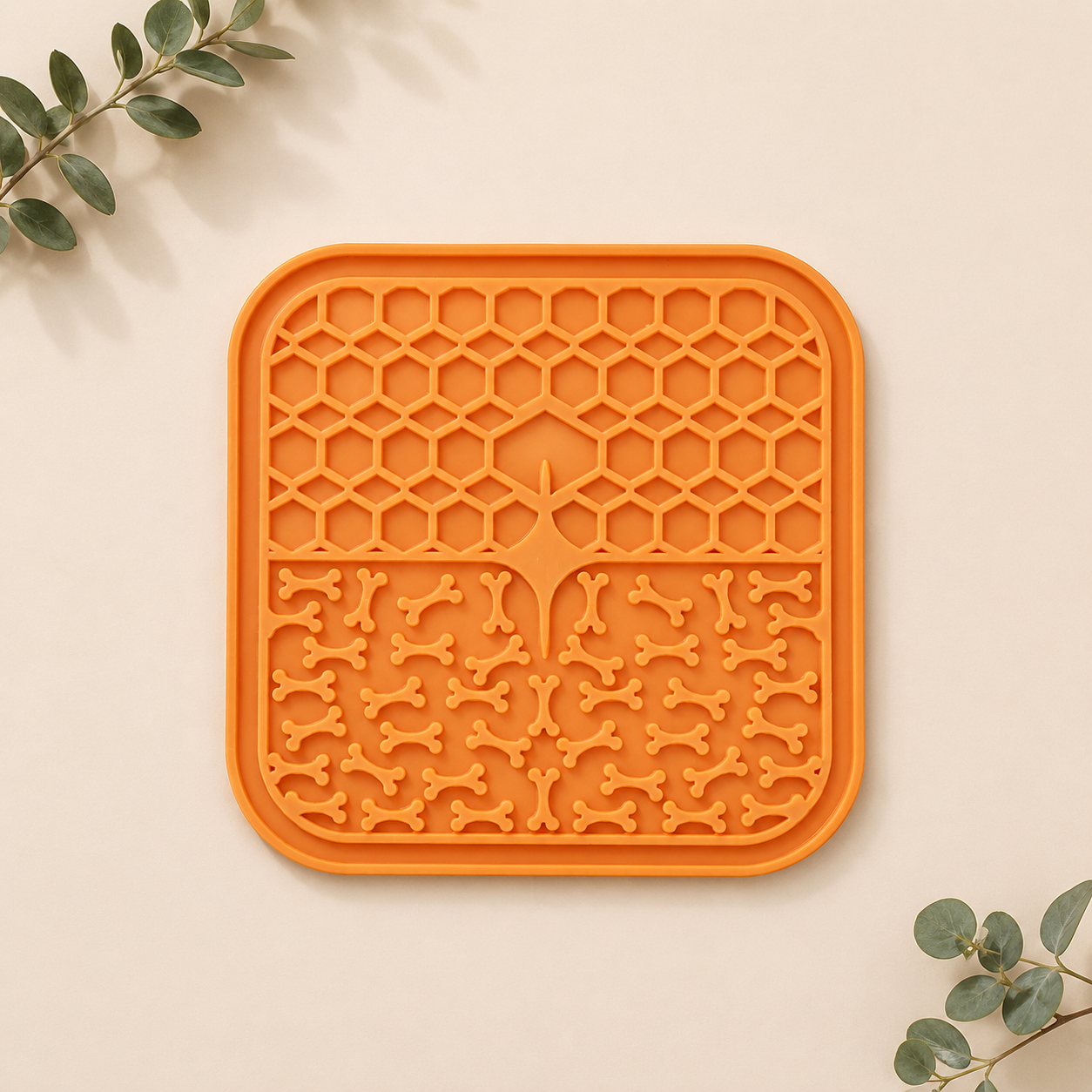 Tapete Lick Mat Premium para Cães e Gatos | Comedouro Lento em Silicone Antiansiedade